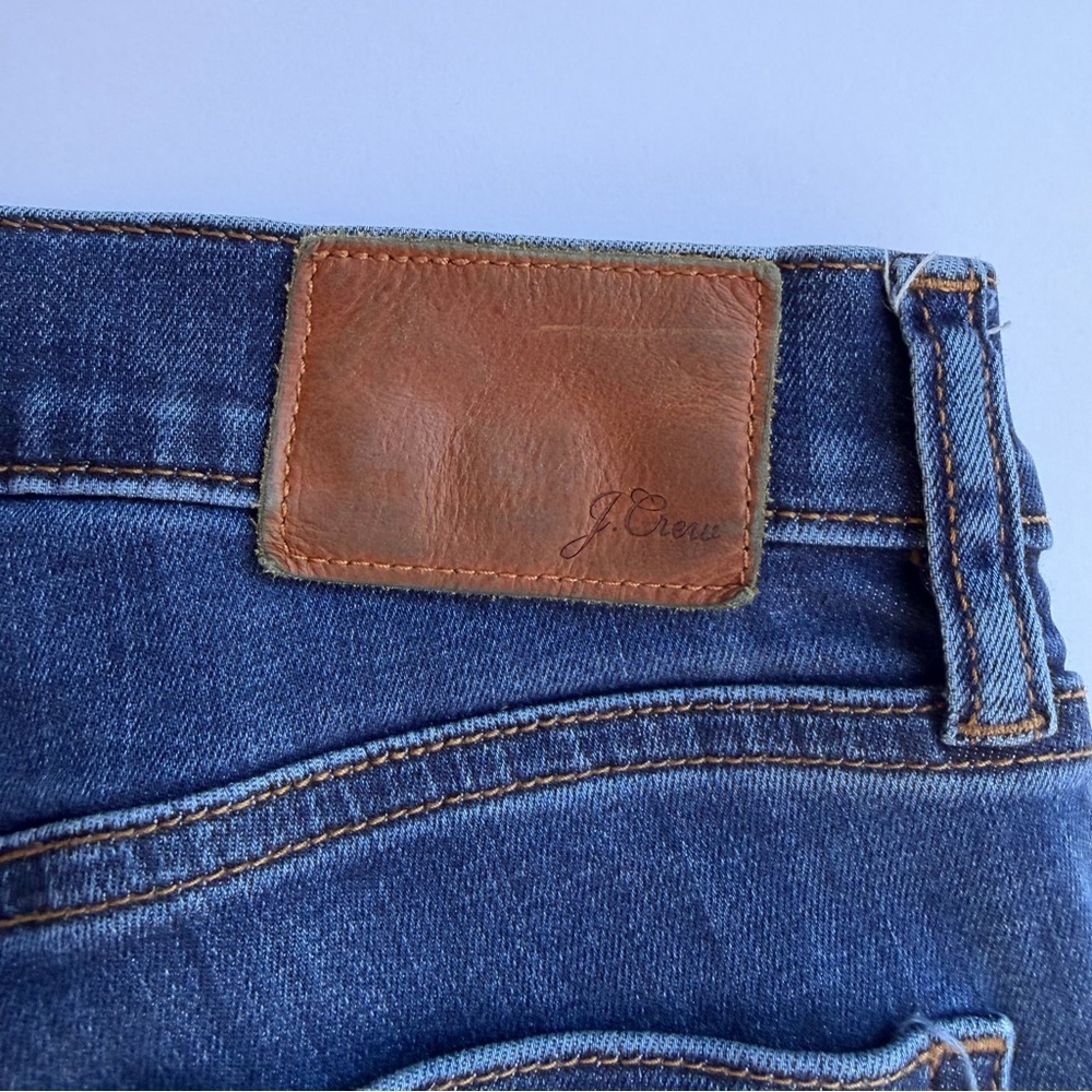 Woman’s J. Crew Denim Jeans High Rise Toothpick Size 27​ - Picture 6 of 9